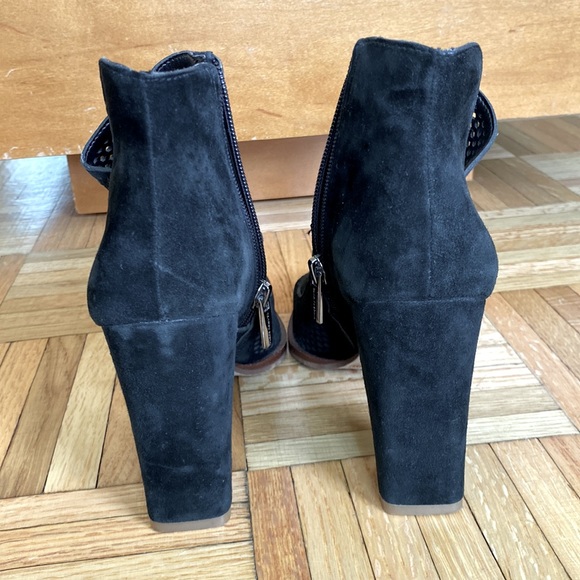 Vince Camuto Perforated Heeled Booties - Picture 10 of 10